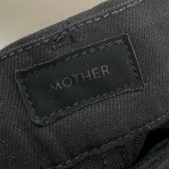 New! Mother The High Waisted Looker Skimp In Lasting Impression Black Jeans - Picture 6 of 8
